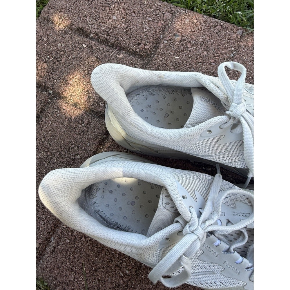 Hoka One One Arahi 5 Running Shoes Sneakers Women's Size 8 White Gray Athletic - Picture 10 of 16
